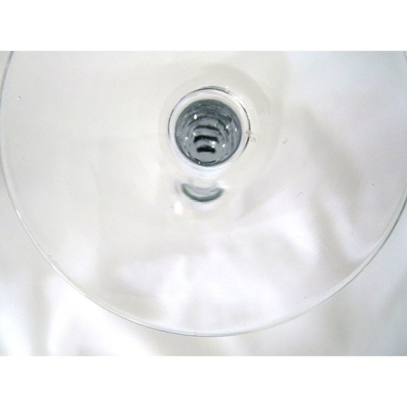 Orrefors Intermezzo Green Teardrop Stem Tall Goblet Wine EUC Sweden Discontinued - Picture 12 of 12